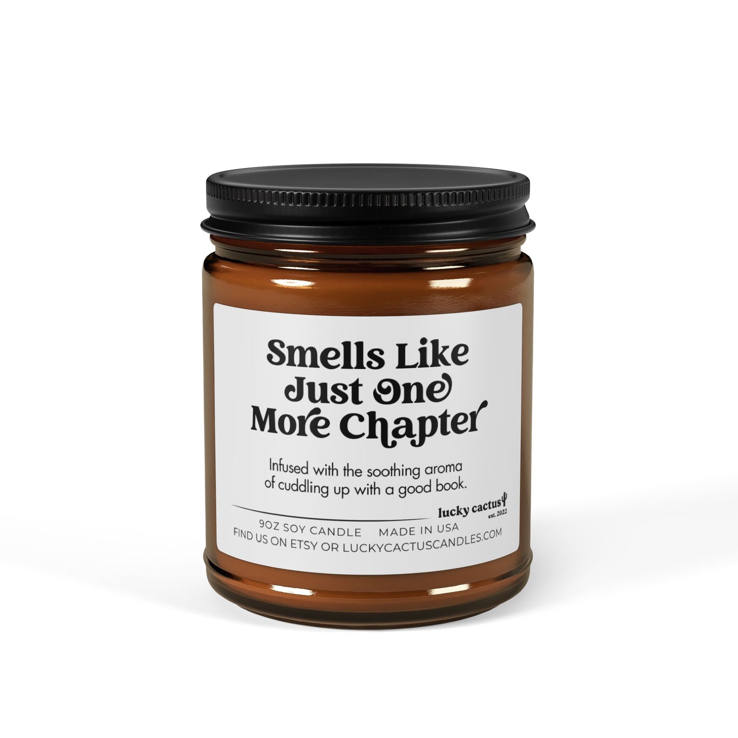 Copy of Smells Like One More Chapter Candle, Gift for Book Lover, Gift for Avid Reader, Reading Candle, Author Reader Bookworm Gift, Soy Candle