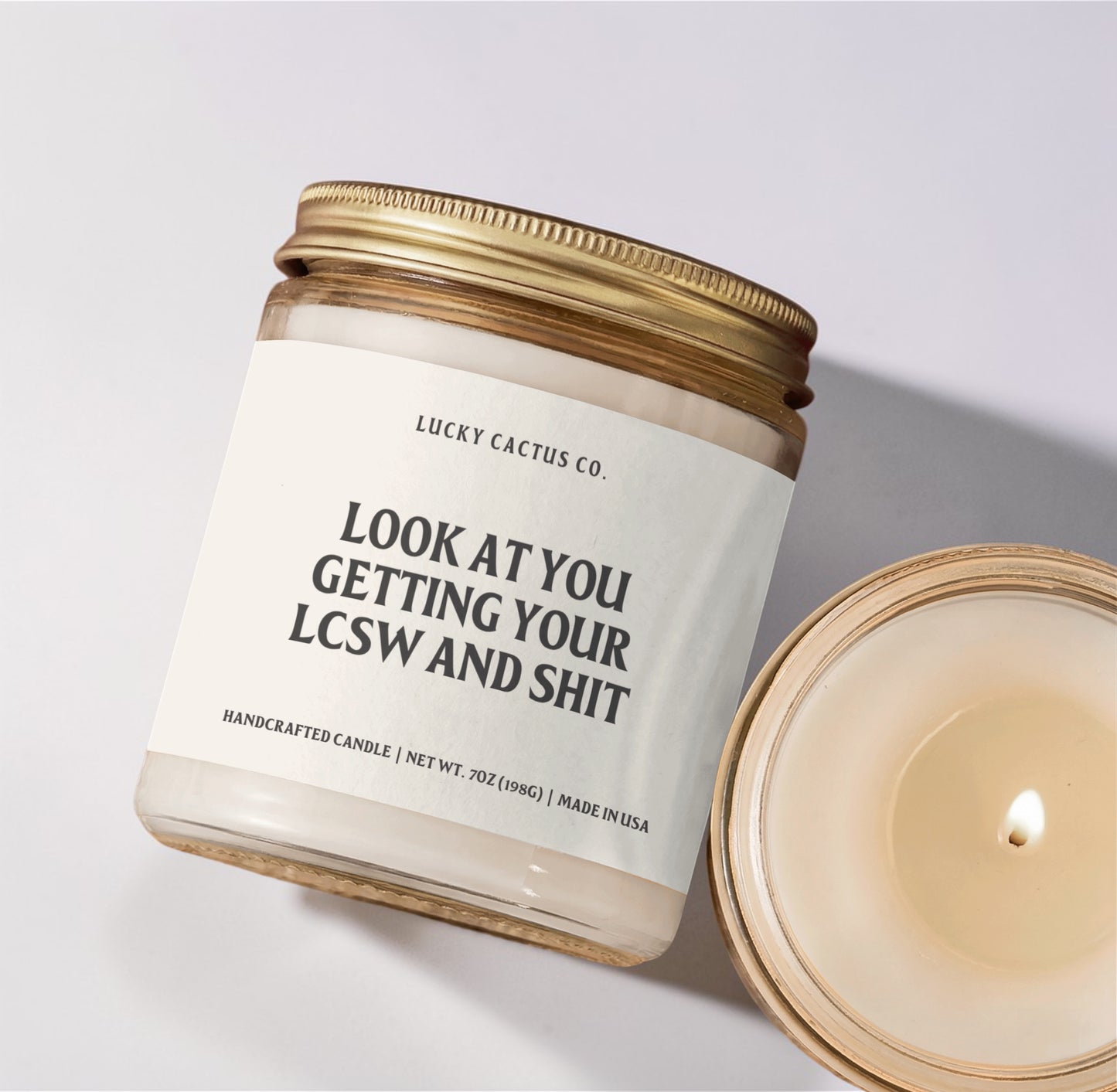 LCSW Candle