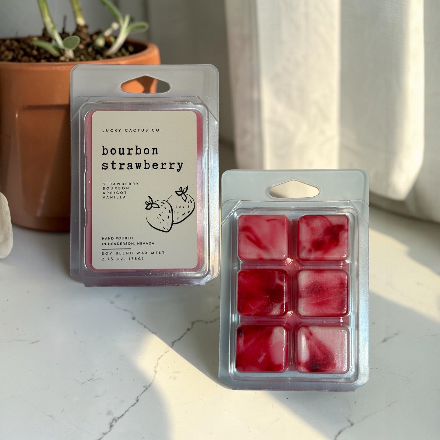 Bourbon Strawberry Soy Wax Melt