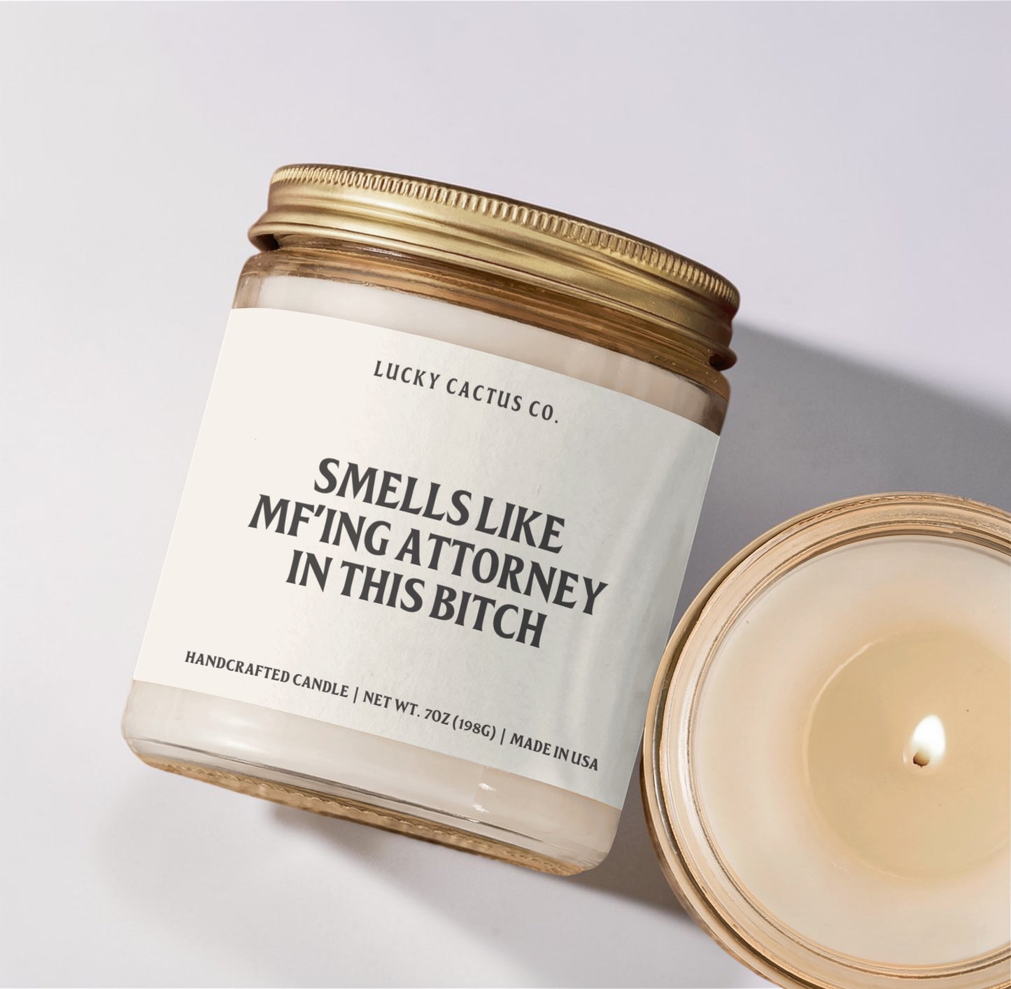 MF'ing Attorney Candle