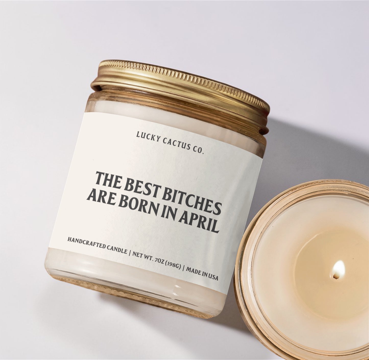April Birthday Candle