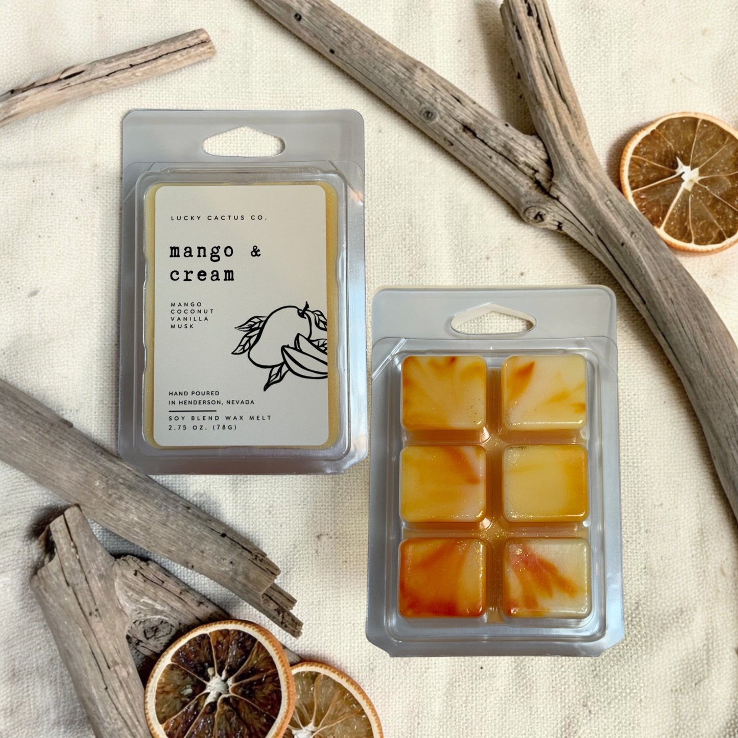 Mango & Cream Soy Wax Melt