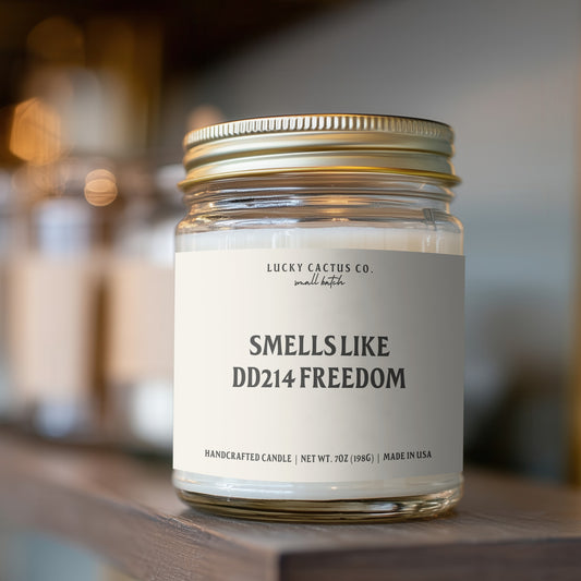 Military Separation Gifts Candle